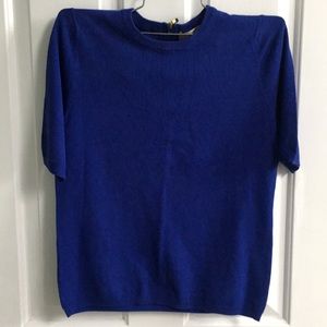 Royal blue sweater